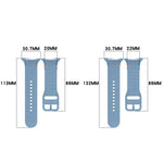 For Samsung Galaxy Watch8 Classic 46mm / Watch8 44mm / 40mm xDfind Stitched Solid Color Silicone Watch Band, 20mm, 22mm