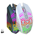 HXSJ T500 Hole Mouse 2.4G Backlight Rechargeable Wireless Mouse