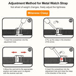 xDfind Milanese Buckle Metal Watch Band, For Apple Watch 42 / 44 / 45 / 46 / 49mm, For Apple Watch 38 / 40 / 41 / S10 42mm