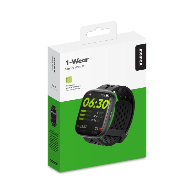 MOMAX SW1S 1.83 inch Screen IP68 Waterproof Smart Sports Watch