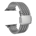 Mesh Magnetic Stainless Steel Watch Band, For Apple Watch 46mm / 49mm / 45mm / 44mm, For Apple Watch 42mm / 41mm / 40mm / 38mm