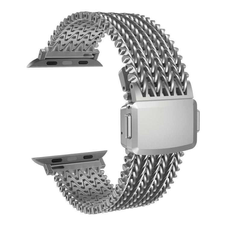 Mesh Magnetic Stainless Steel Watch Band, For Apple Watch 46mm / 49mm / 45mm / 44mm, For Apple Watch 42mm / 41mm / 40mm / 38mm