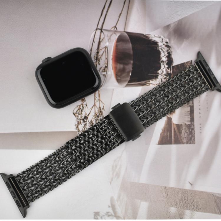 Mesh Magnetic Stainless Steel Watch Band, For Apple Watch 46mm / 49mm / 45mm / 44mm, For Apple Watch 42mm / 41mm / 40mm / 38mm