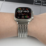 Mesh Magnetic Stainless Steel Watch Band, For Apple Watch 46mm / 49mm / 45mm / 44mm, For Apple Watch 42mm / 41mm / 40mm / 38mm