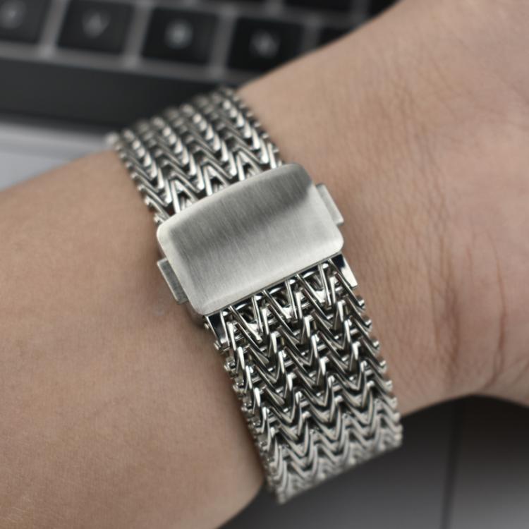 Mesh Magnetic Stainless Steel Watch Band, For Apple Watch 46mm / 49mm / 45mm / 44mm, For Apple Watch 42mm / 41mm / 40mm / 38mm