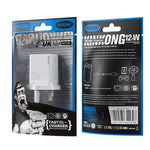 شاحن WK WP-U76 Kinkong بقوة 12 واط USB، قابس المملكة المتحدة، قابس الولايات المتحدة، قابس الاتحاد الأوروبي