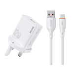 طقم شاحن WK WP-U76 Kinkong بقوة 12 واط USB، قابس المملكة المتحدة، قابس الولايات المتحدة، قابس الاتحاد الأوروبي