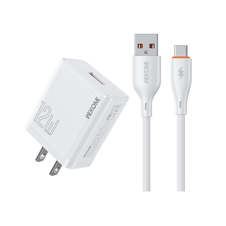 طقم شاحن WK WP-U76 Kinkong بقوة 12 واط USB، قابس المملكة المتحدة، قابس الولايات المتحدة، قابس الاتحاد الأوروبي