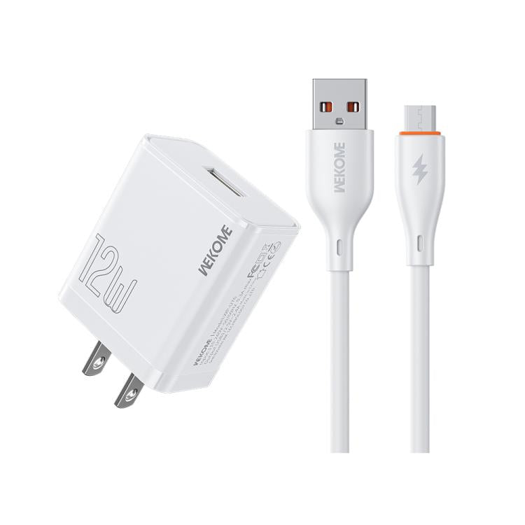 طقم شاحن WK WP-U76 Kinkong بقوة 12 واط USB، قابس المملكة المتحدة، قابس الولايات المتحدة، قابس الاتحاد الأوروبي