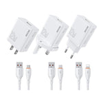 طقم شاحن WK WP-U76 Kinkong بقوة 12 واط USB، قابس المملكة المتحدة، قابس الولايات المتحدة، قابس الاتحاد الأوروبي