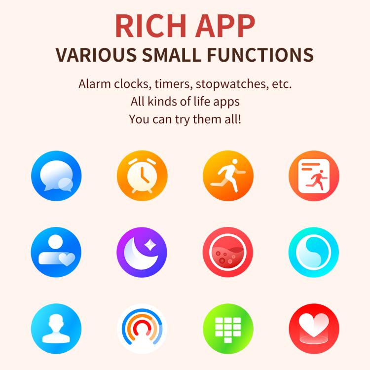 CY29 1.32 inch AMOLED Screen Female Smart Watch Supports COFIT APP