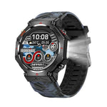 KC91 1.39 inch IPS Screen 3ATM Outdoor GPS Smart Watch with Flashlight