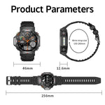 KC91 1.39 inch IPS Screen 3ATM Outdoor GPS Smart Watch with Flashlight