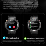 KC91 1.39 inch IPS Screen 3ATM Outdoor GPS Smart Watch with Flashlight