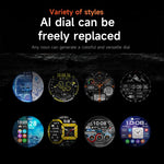 KC91 1.39 inch IPS Screen 3ATM Outdoor GPS Smart Watch with Flashlight