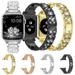 xDfind Diamond Jewelry Stainless Steel Watch Band, For Apple Watch 42 / 44 / 45 / 46 / 49mm, For Apple Watch 38 / 40 / 41 / S10 42mm