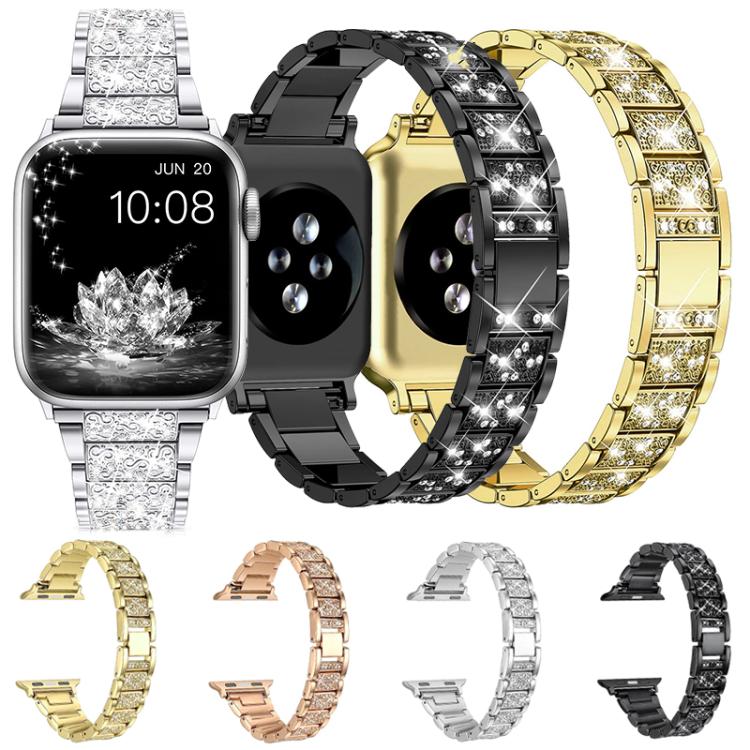 xDfind Diamond Jewelry Stainless Steel Watch Band, For Apple Watch 42 / 44 / 45 / 46 / 49mm, For Apple Watch 38 / 40 / 41 / S10 42mm