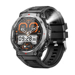 KT85 1.43 inch Screen 5ATM Outdoor Sports Smart Watch with Strong Flashlight