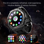 KT85 1.43 inch Screen 5ATM Outdoor Sports Smart Watch with Strong Flashlight
