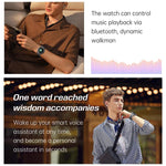 KT85 1.43 inch Screen 5ATM Outdoor Sports Smart Watch with Strong Flashlight