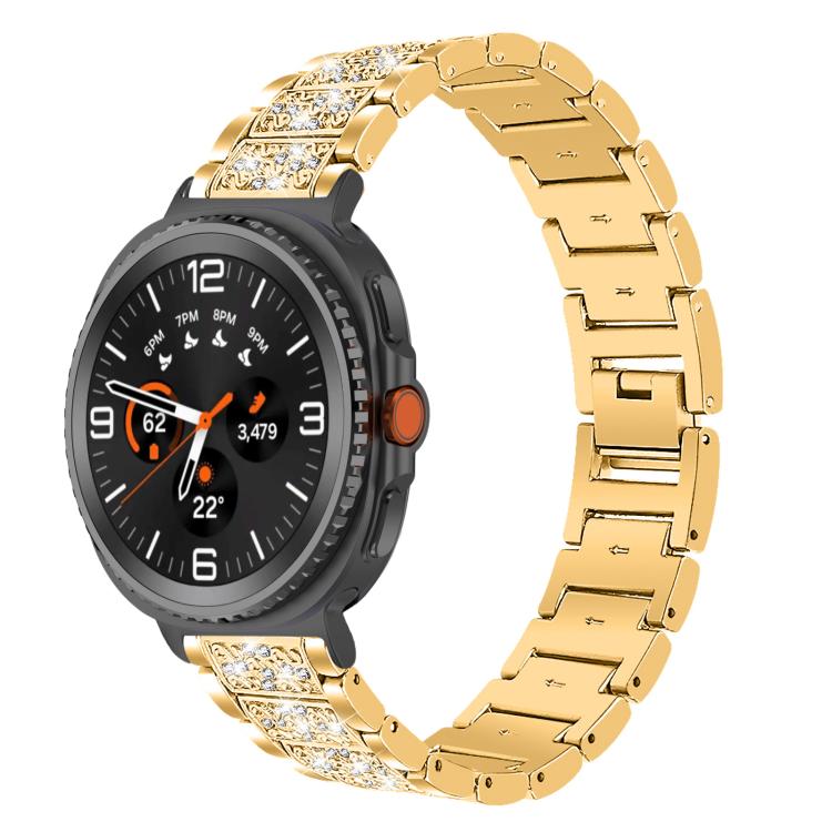 xDfind Diamond Jewelry Stainless Steel Watch Band, For Samsung Galaxy Watch Ultra / Ultra 2025, For Samsung Galaxy Watch8 / Watch8 Classic, For Samsung Galaxy Watch7 / FE / 6 / 5 / 4, For Samsung Galaxy Fit3