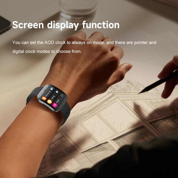 U17 1.85 inch Ultra-thin Curved Screen IP68 Sports Smart Watch