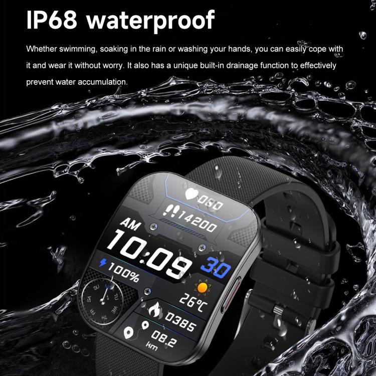 U17 1.85 inch Ultra-thin Curved Screen IP68 Sports Smart Watch