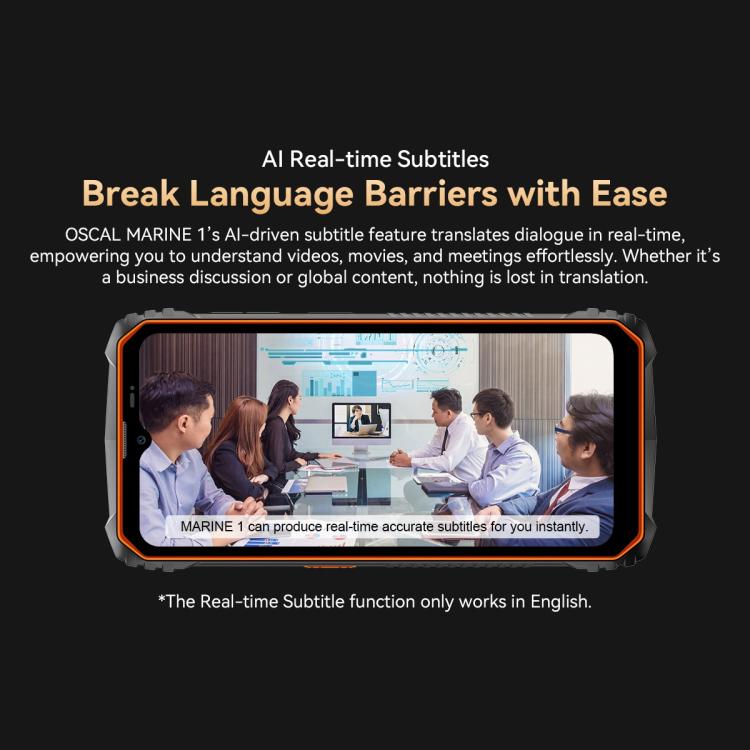 Blackview Oscal Marine 1, 6.56 inch Android 15 Unisoc UMS9230E T615 Octa Core, Network: 4G, OTG, NFC, 4GB+128GB