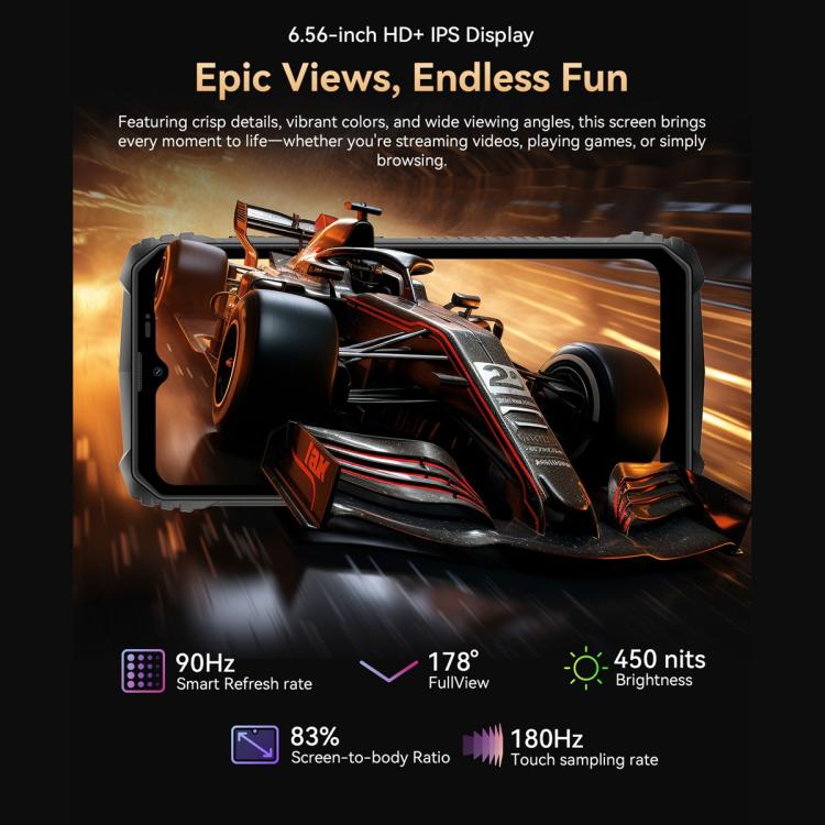 Blackview Oscal Marine 1, 6.56 inch Android 15 Unisoc UMS9230E T615 Octa Core, Network: 4G, OTG, NFC, 4GB+128GB