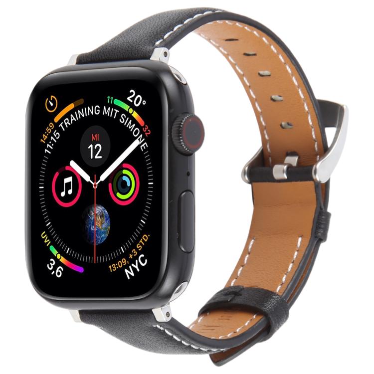 Silk Microfiber Leather Watch Band, For Apple Watch 46mm / 49mm / 45mm / 44mm, For Apple Watch 42mm / 41mm / 40mm / 38mm