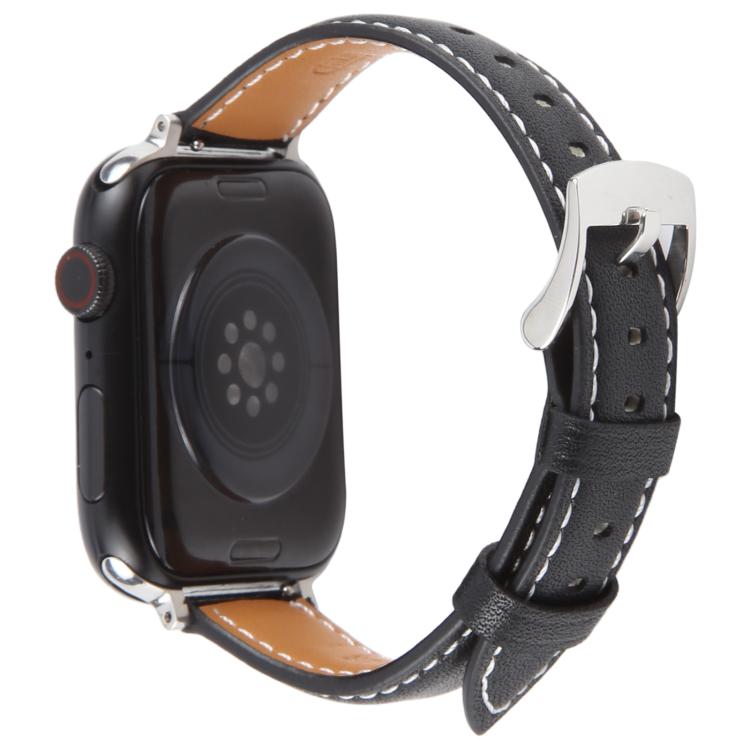 Silk Microfiber Leather Watch Band, For Apple Watch 46mm / 49mm / 45mm / 44mm, For Apple Watch 42mm / 41mm / 40mm / 38mm