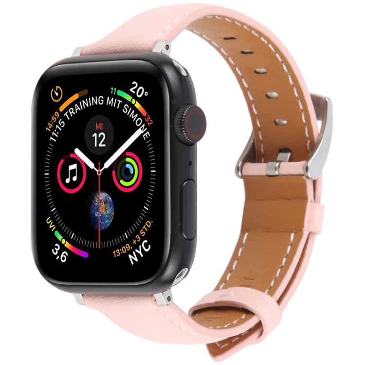 Silk Microfiber Leather Watch Band, For Apple Watch 46mm / 49mm / 45mm / 44mm, For Apple Watch 42mm / 41mm / 40mm / 38mm