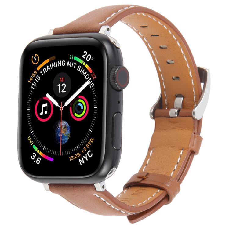 Silk Microfiber Leather Watch Band, For Apple Watch 46mm / 49mm / 45mm / 44mm, For Apple Watch 42mm / 41mm / 40mm / 38mm