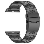 26mm Quick Release Flat Buckle Titanium Alloy Watch Band, For Apple Watch 46mm / 49mm / 45mm / 44mm