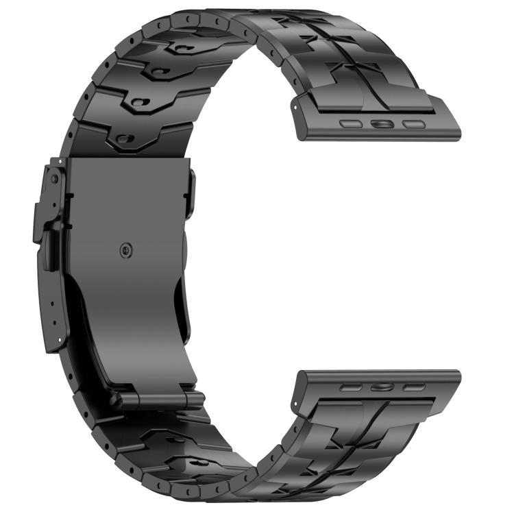 26mm Quick Release Flat Buckle Titanium Alloy Watch Band, For Apple Watch 46mm / 49mm / 45mm / 44mm
