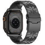 26mm Quick Release Flat Buckle Titanium Alloy Watch Band, For Apple Watch 46mm / 49mm / 45mm / 44mm