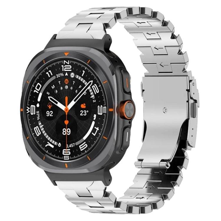 Butterfly Safety Buckle Titanium Alloy Watch Band, For Samsung Galaxy Watch Ultra 47mm / Ultra 2025
