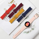 Silicone Watch Band with TPU Case, For Samsung Galaxy Watch 7 44mm, For Samsung Galaxy Watch 7 40mm, For Samsung Galaxy Watch 4 Classic 46mm, For Samsung Galaxy Watch 4 Classic 42mm