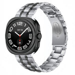 Five Beads Stainless Steel Metal Watch Band, For Samsung Galaxy Watch Ultra / Ultra 2025, For Samsung Galaxy Watch8 / Watch8 Classic