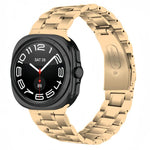 Five Beads Stainless Steel Metal Watch Band, For Samsung Galaxy Watch Ultra / Ultra 2025, For Samsung Galaxy Watch8 / Watch8 Classic