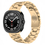 Five Beads Stainless Steel Metal Watch Band, For Samsung Galaxy Watch Ultra / Ultra 2025, For Samsung Galaxy Watch8 / Watch8 Classic