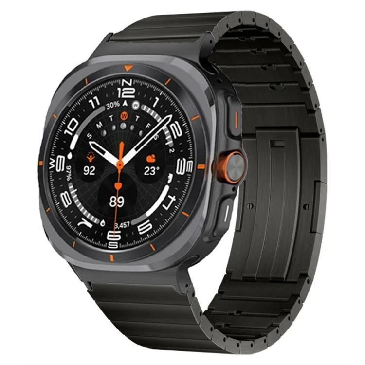 One Bead Side Slide Quick Release Buckle Titanium Alloy Watch Band, For Samsung Galaxy Watch Ultra / Ultra 2025, For Samsung Galaxy Watch8 / Watch8 Classic