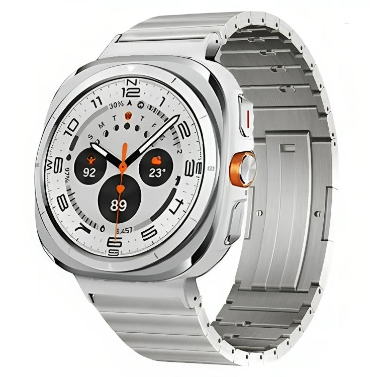 One Bead Side Slide Quick Release Buckle Titanium Alloy Watch Band, For Samsung Galaxy Watch Ultra / Ultra 2025, For Samsung Galaxy Watch8 / Watch8 Classic