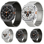 One Bead Side Slide Quick Release Buckle Titanium Alloy Watch Band, For Samsung Galaxy Watch Ultra / Ultra 2025, For Samsung Galaxy Watch8 / Watch8 Classic
