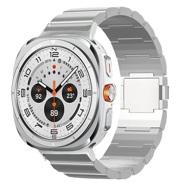 One Beads Magnetic Buckle Titanium Alloy Watch Band, For Samsung Galaxy Watch Ultra / Ultra 2025, For Samsung Galaxy Watch8 / Watch8 Classic
