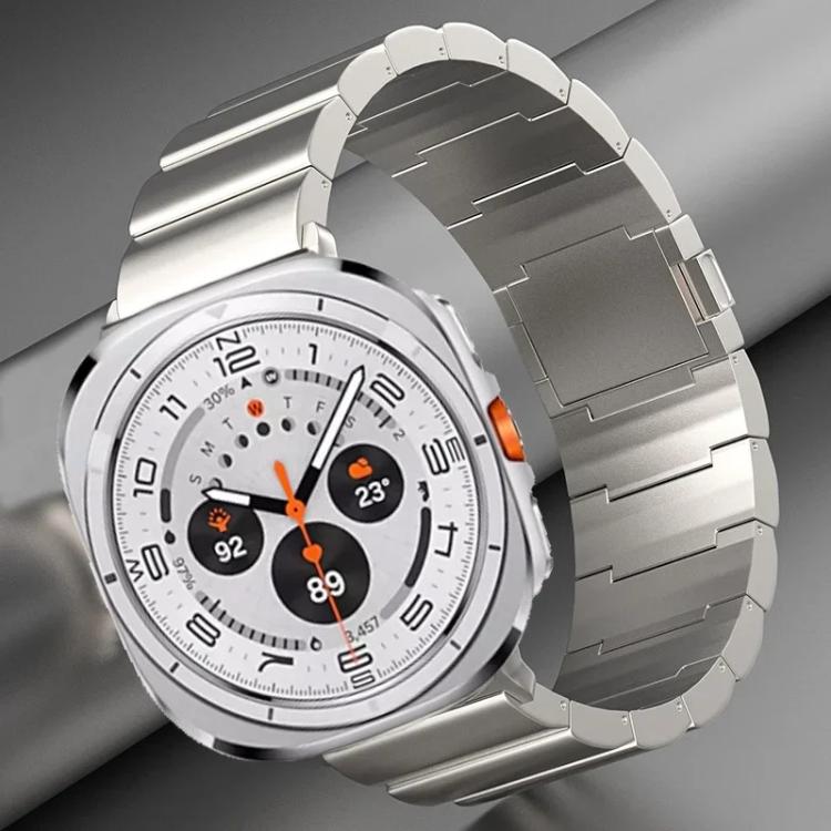 One Beads Magnetic Buckle Titanium Alloy Watch Band, For Samsung Galaxy Watch Ultra / Ultra 2025, For Samsung Galaxy Watch8 / Watch8 Classic