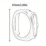 Dual-row Holes Silicone Watch Band with TPU Case, For Samsung Galaxy Watch Ultra 47mm / Ultra 2025