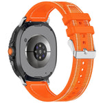سوار ساعة xDfind من النايلون الهجين مع جديلة سيليكون، لساعات Samsung Galaxy Watch 8 / 8 Classic بمقاس 22 مم