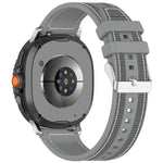 سوار ساعة xDfind من النايلون الهجين مع جديلة سيليكون، لساعات Samsung Galaxy Watch 8 / 8 Classic بمقاس 22 مم