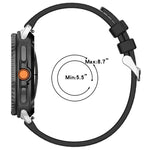 سوار ساعة xDfind من النايلون الهجين مع جديلة سيليكون، لساعات Samsung Galaxy Watch 8 / 8 Classic بمقاس 22 مم